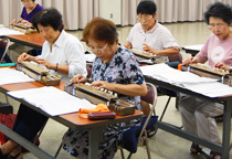 大正琴教室レッスン風景